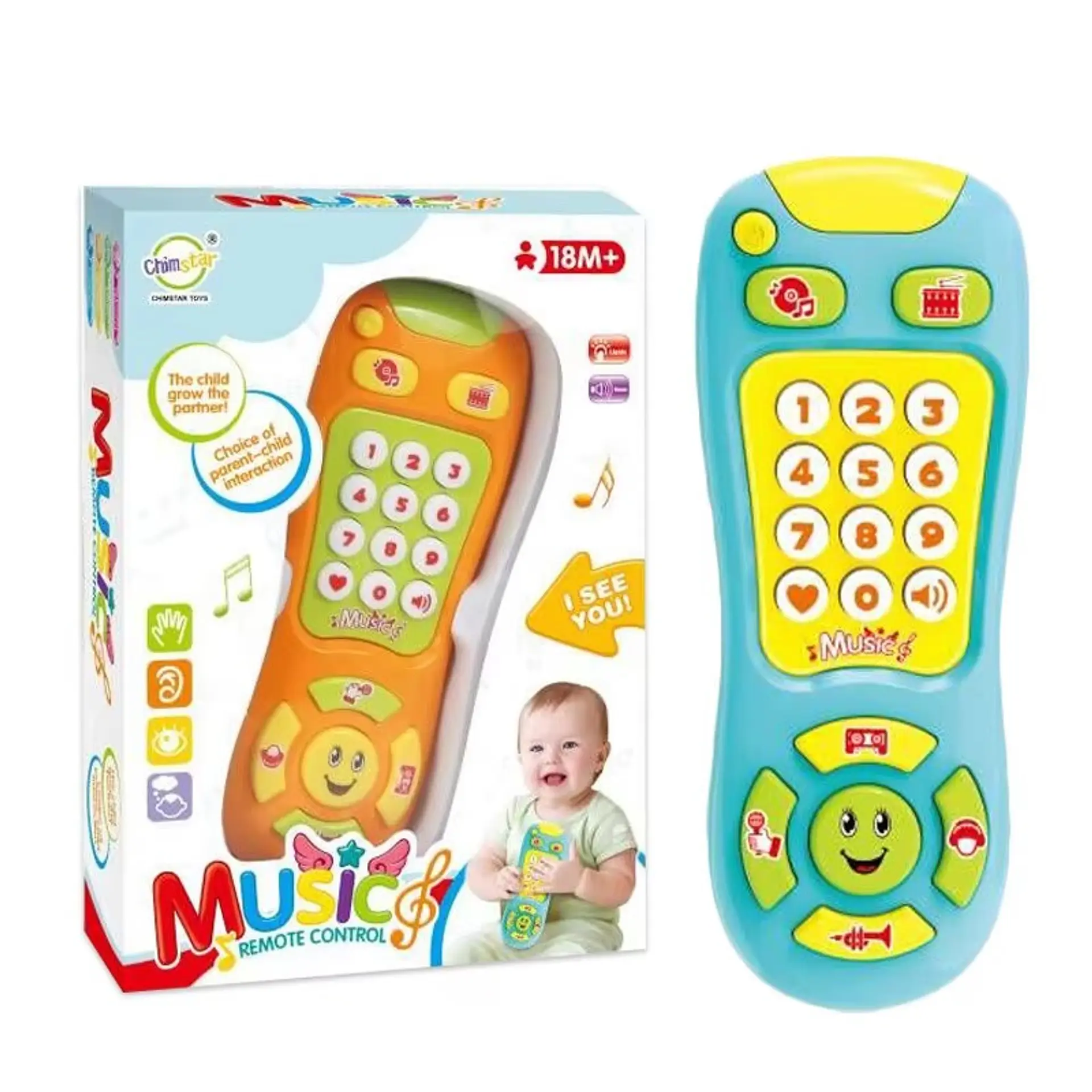 Juguete Bebes Control Remoto Musical Didáctico 2