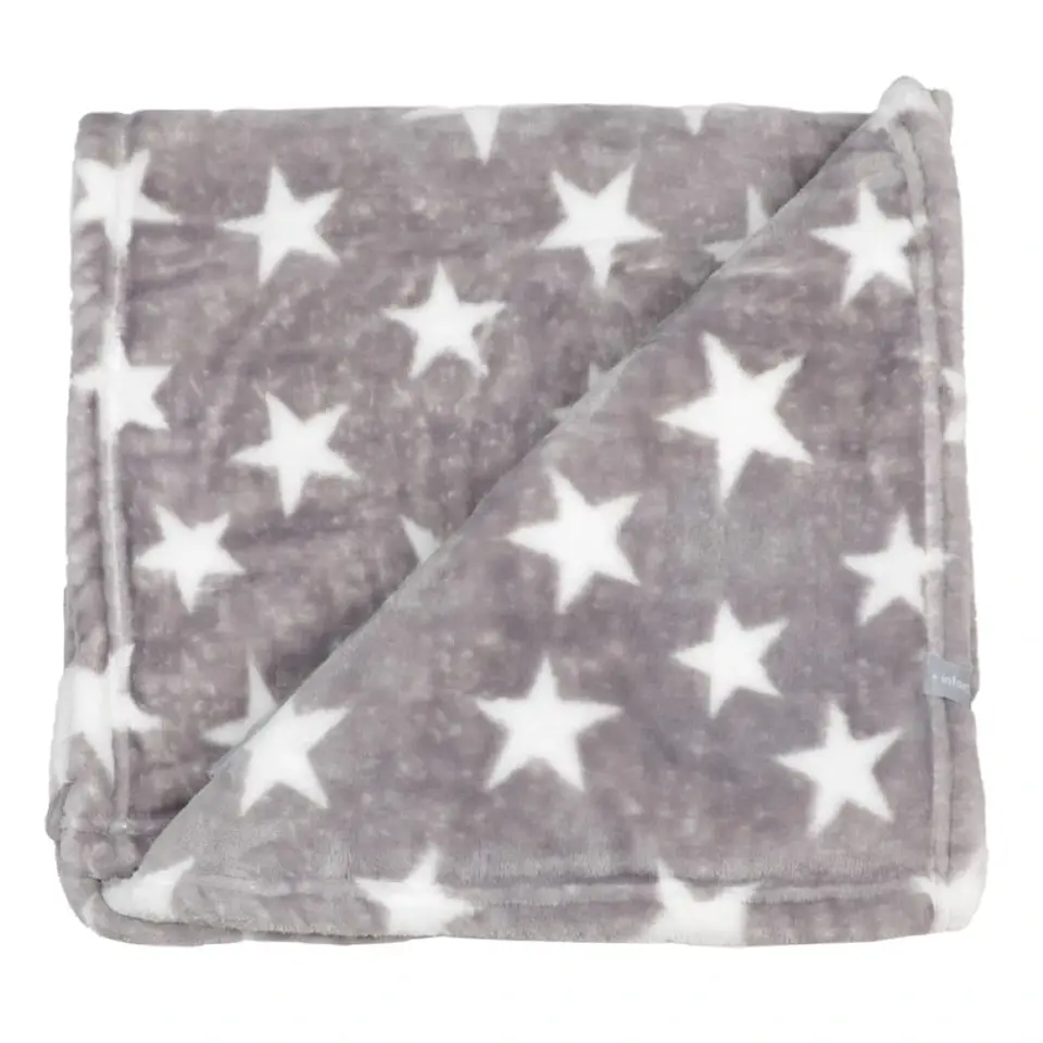 Pack 2 Mantas Infanti Polar 75x100cm Gris 4