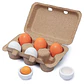 Caja De Huevos Madera 6 Unidades Juguete Didáctico - Miniatura 2