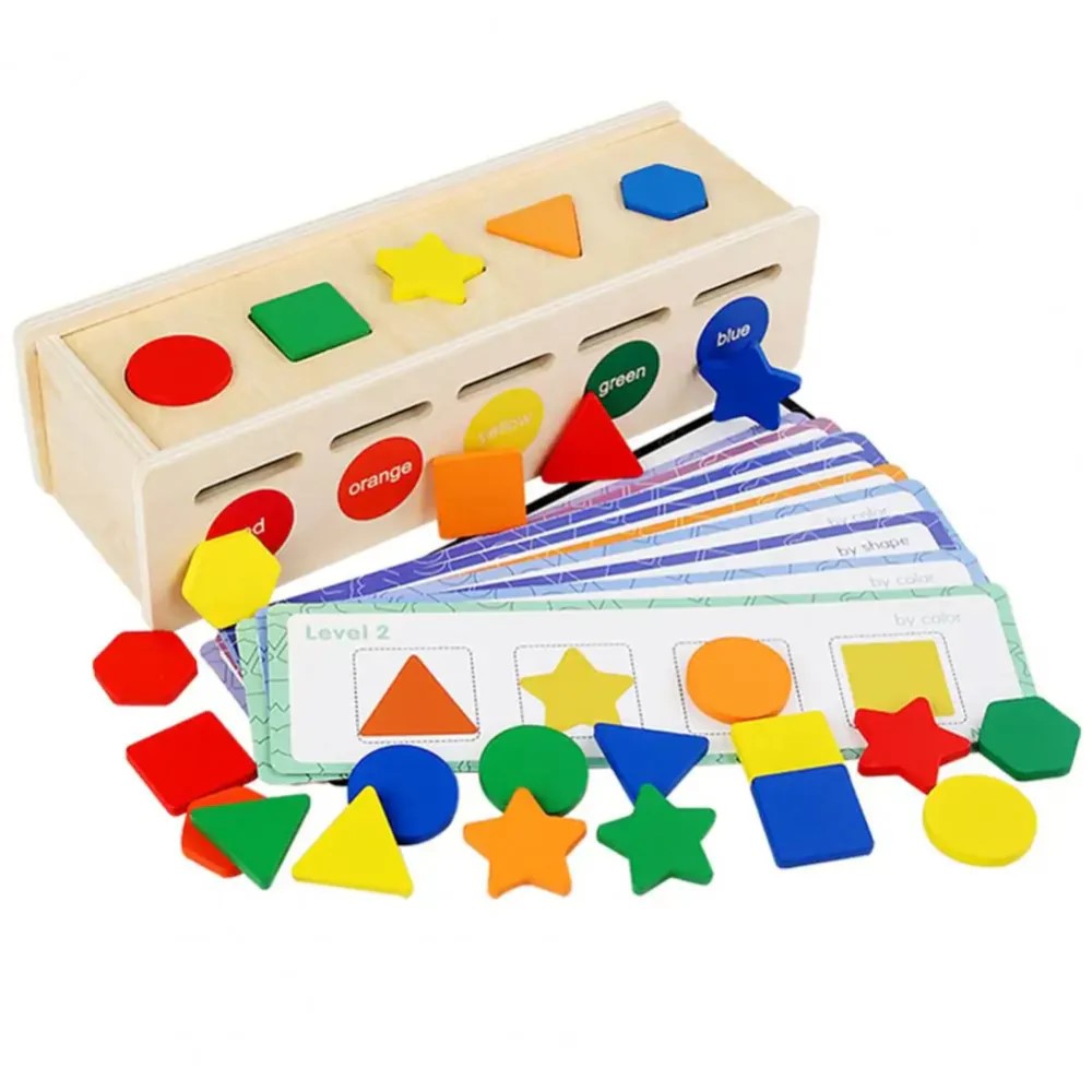 Caja de Herramientas de Madera Montessori