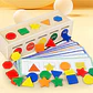 Caja Madera Clasificación Figuras y Colores Didáctico Montessori - Miniatura 4