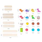 Set Equilibrio Dinosaurios Juguete de Madera Educativo  - Miniatura 4