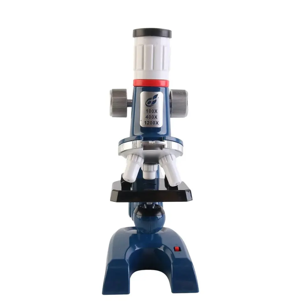 Microscopio Educativo Para Niños Azul 100x400x1200 5