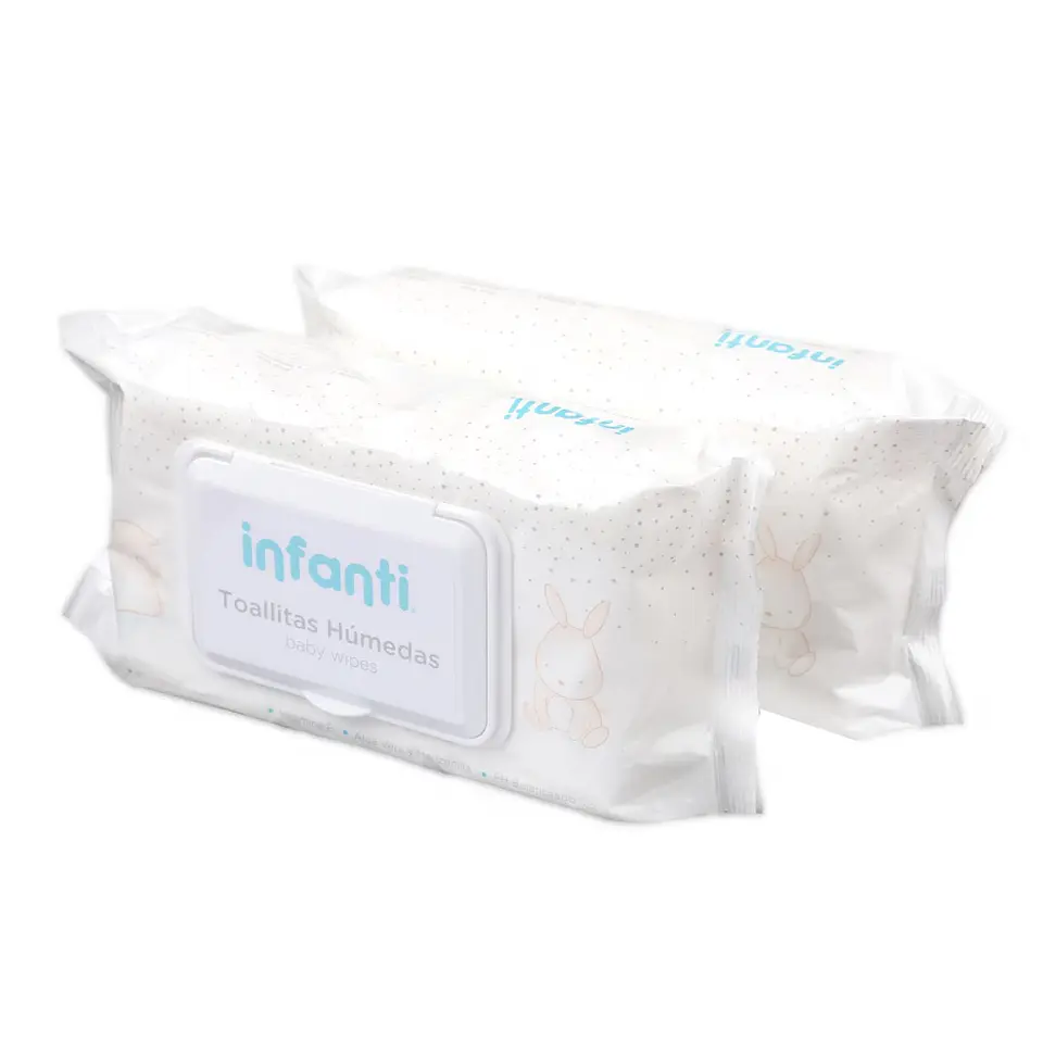Toallitas Húmedas Infanti Bebé Pack 2 x 80un 1