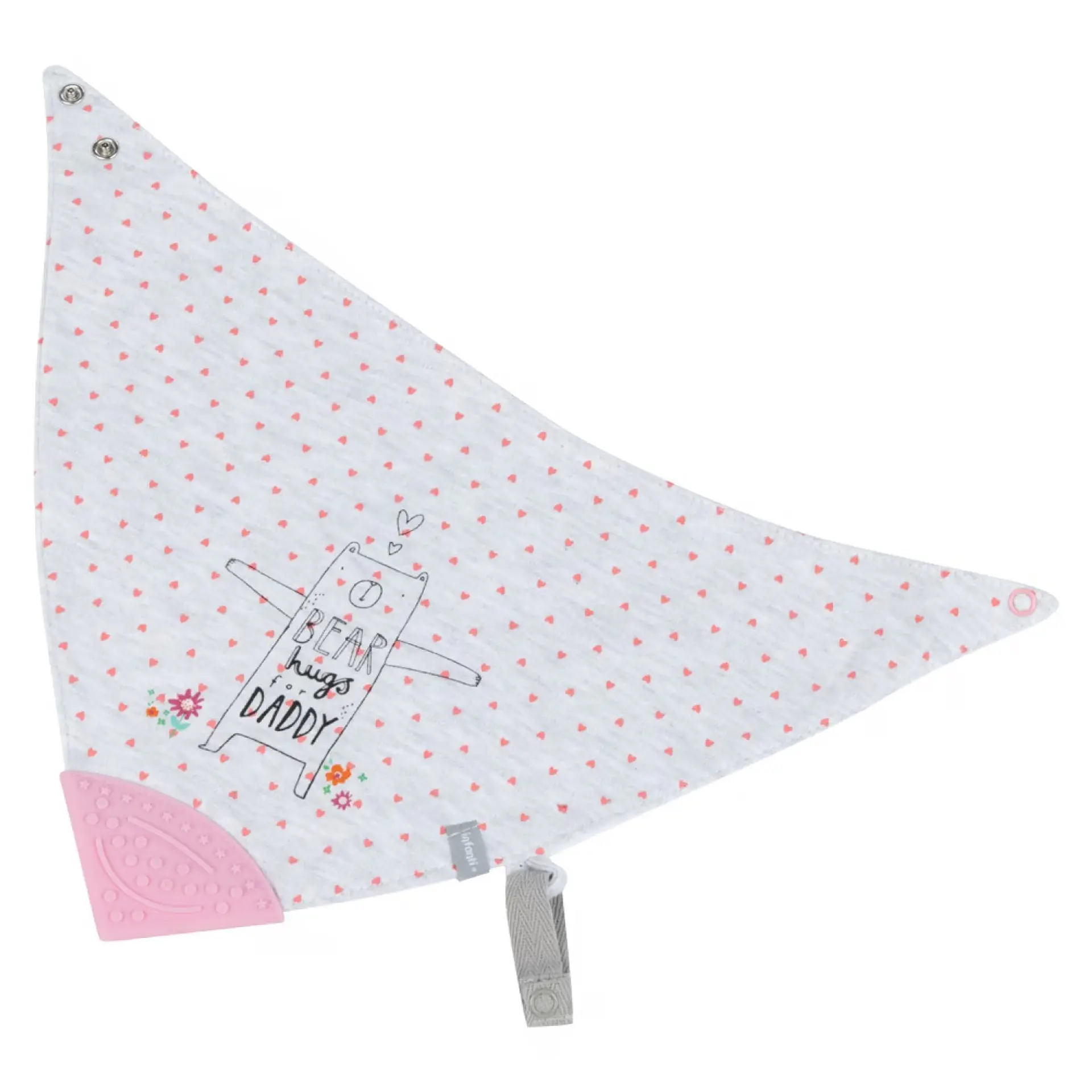 Babero con Mordedor Infanti Impermeable Osita 1