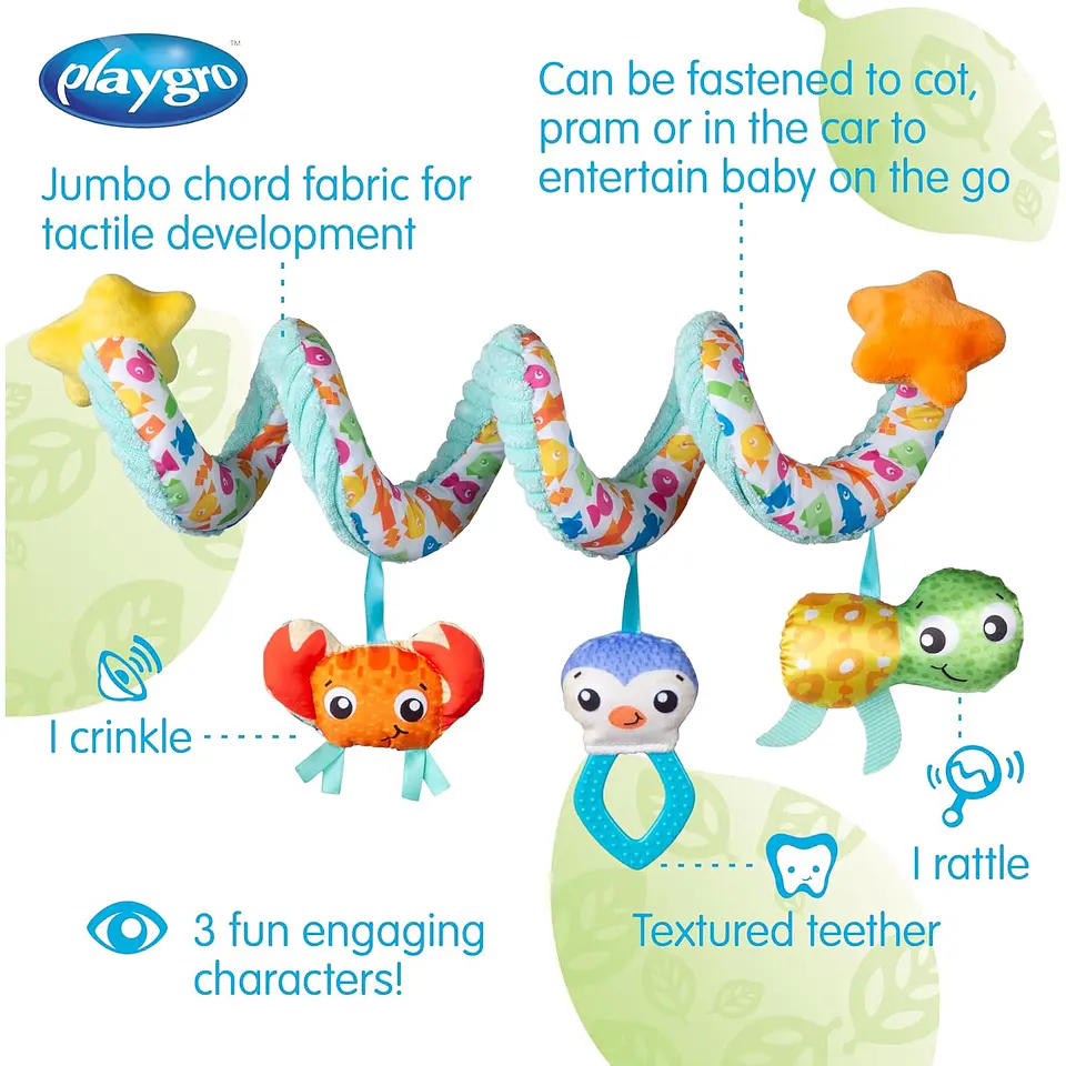 Espiral Para Coche Aventura En El Océano Playgro 3