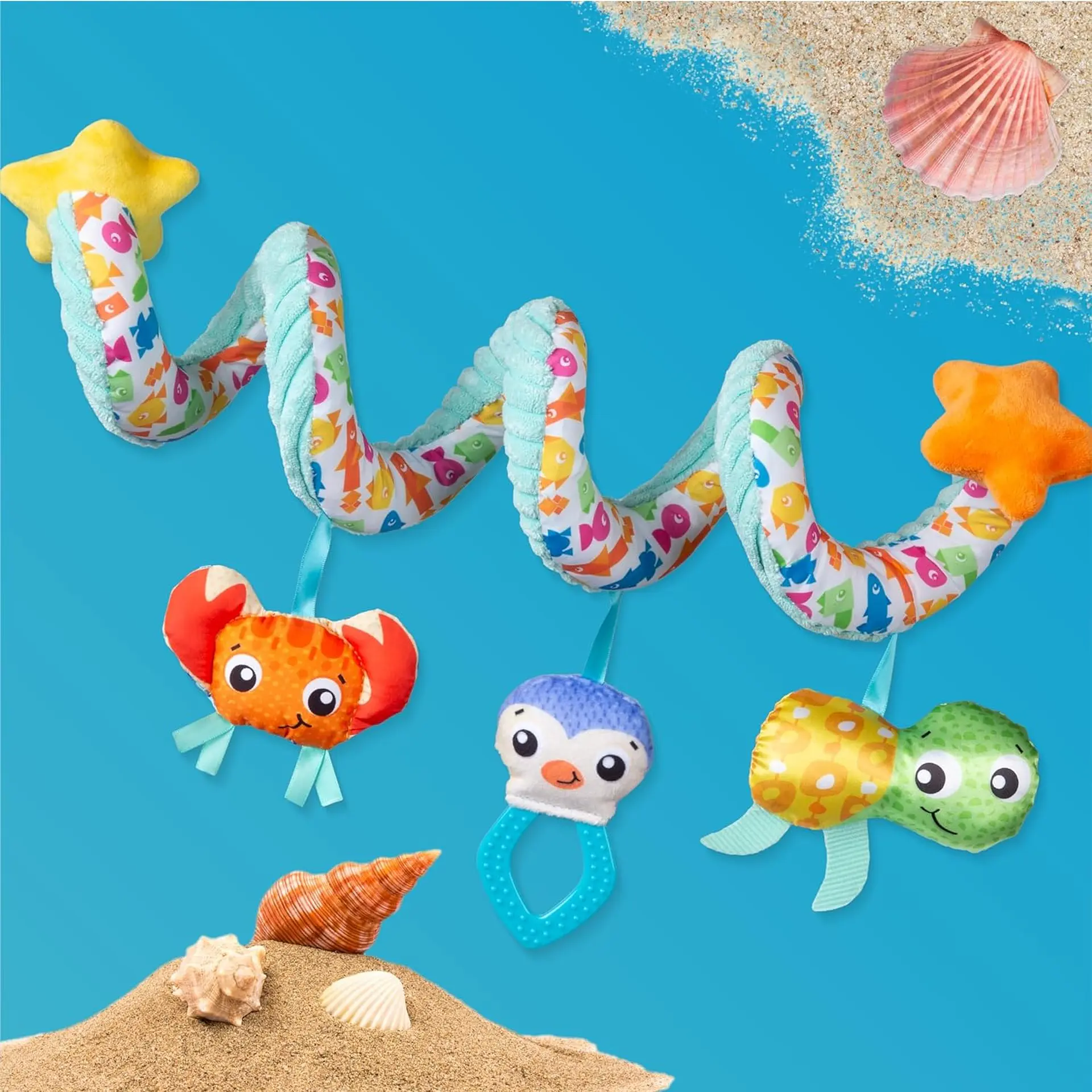 Espiral Para Coche Aventura En El Océano Playgro 4