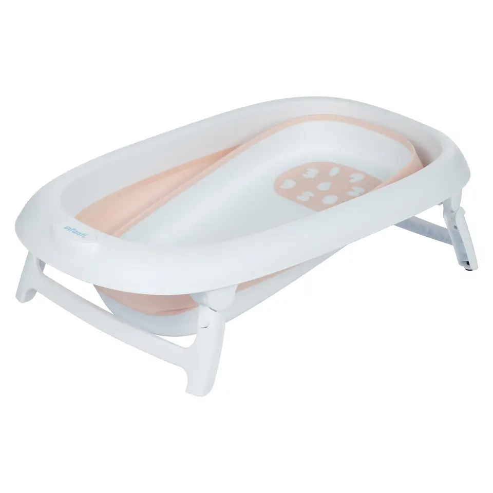 Tina Bañera Plegable Números Rosada Infanti 3