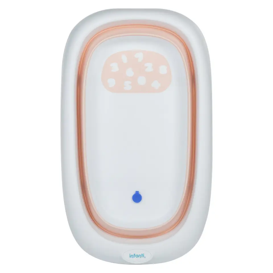 Tina Bañera Plegable Números Rosada Infanti 5