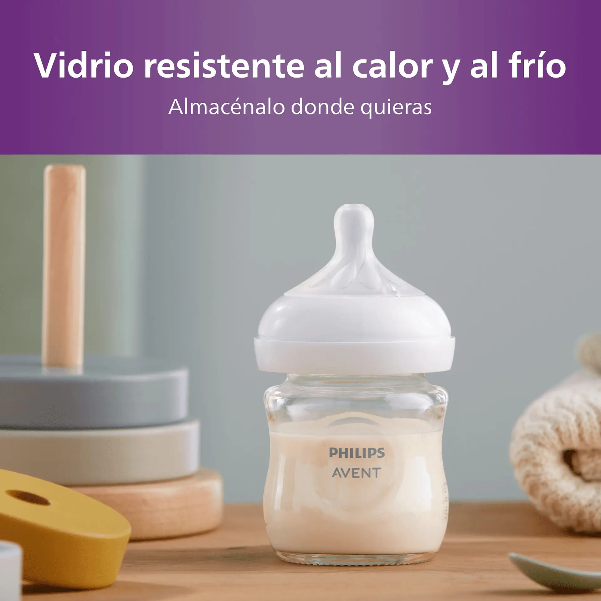 Mamadera Vidrio Natural Avent 2.0 120Ml SCY930/01 3