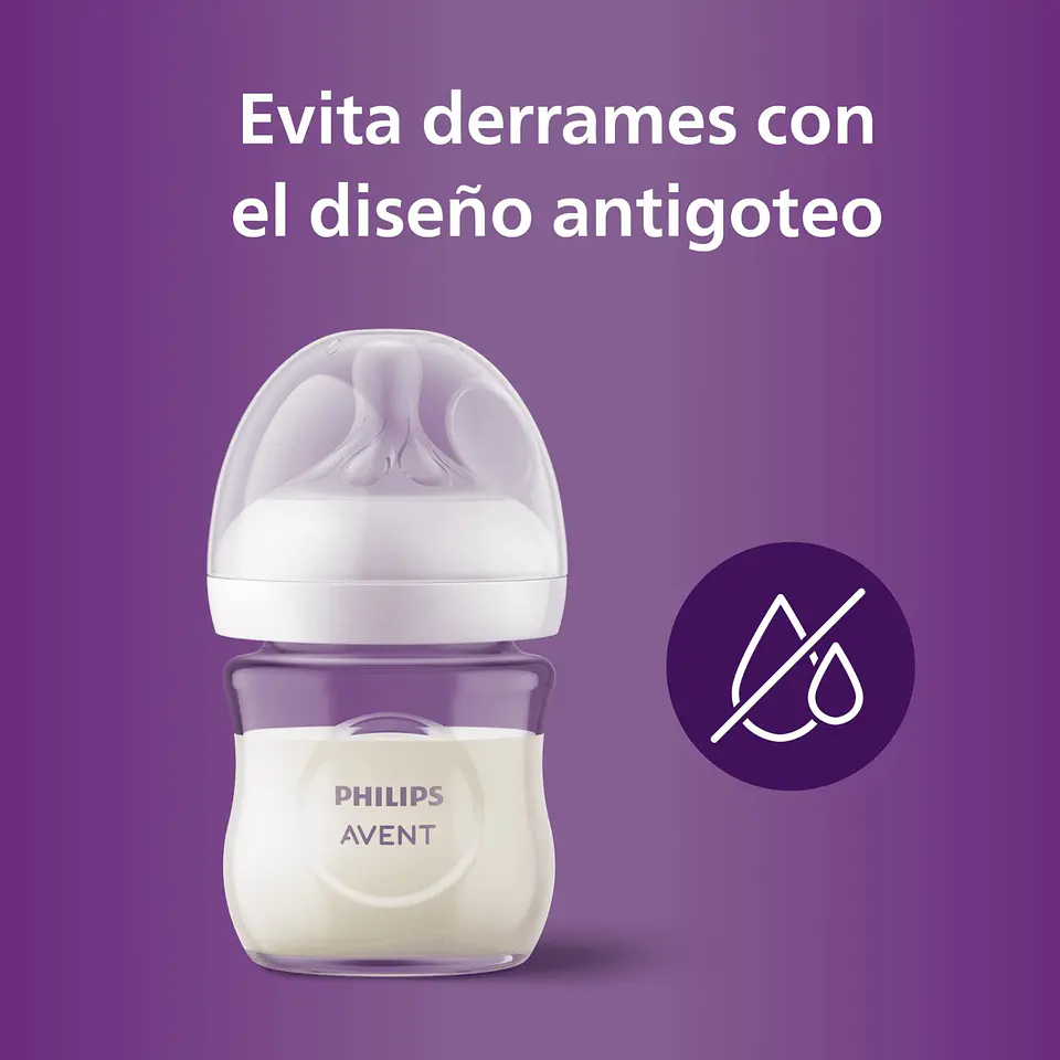 Mamadera Vidrio Natural Avent 2.0 120Ml SCY930/01 5