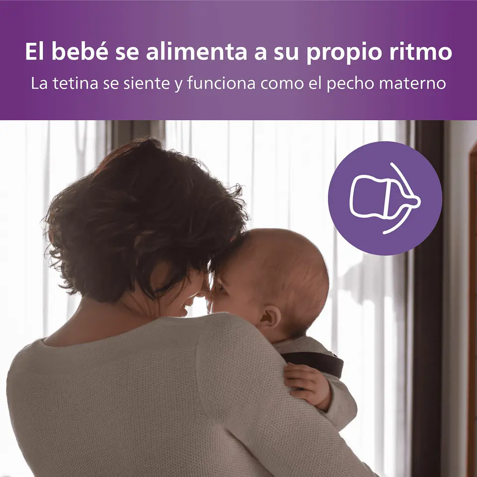 Mamadera Natural Response 260ml Avent SCY903/01 1m+ 3