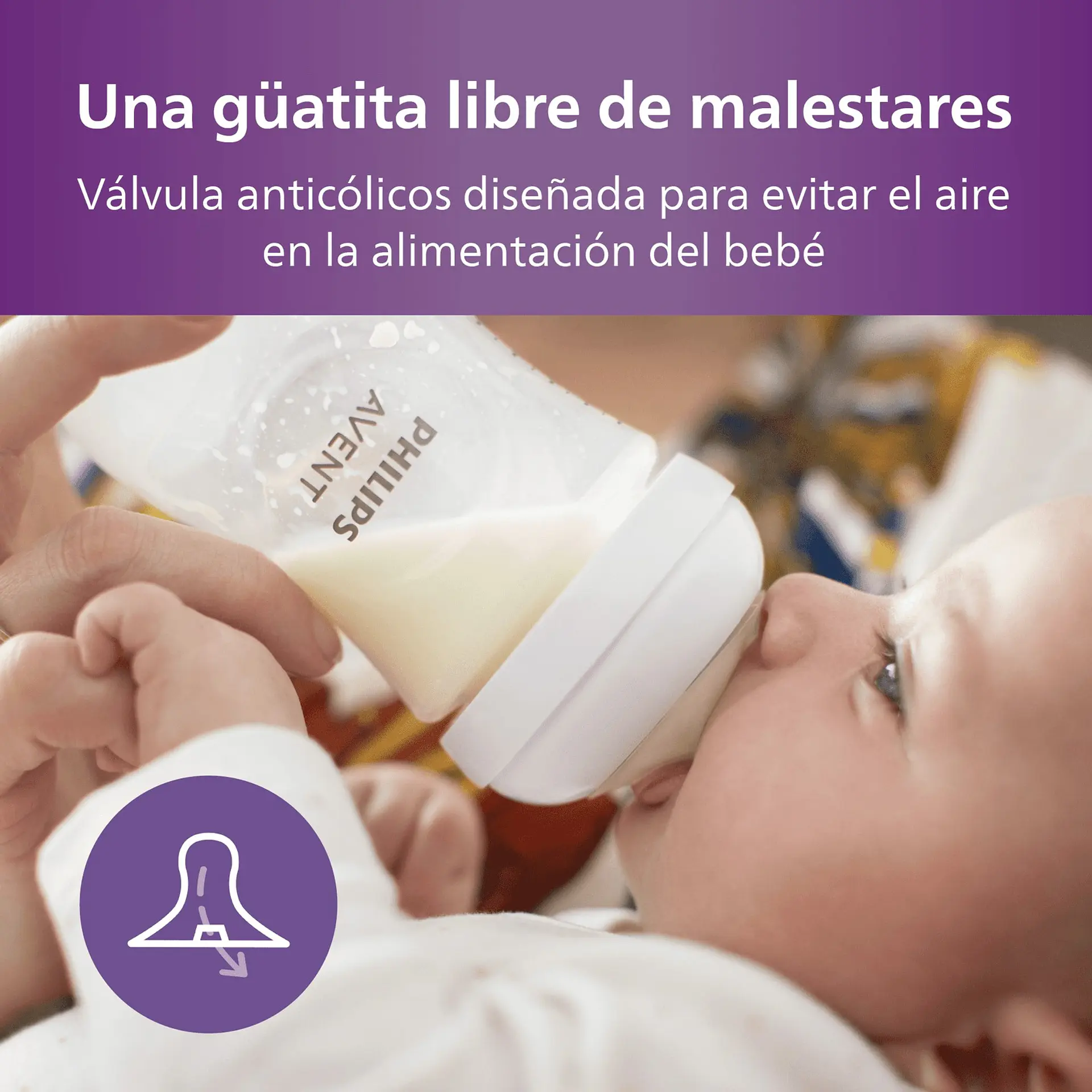 Mamadera Natural Response 260ml Avent SCY903/01 1m+ 4