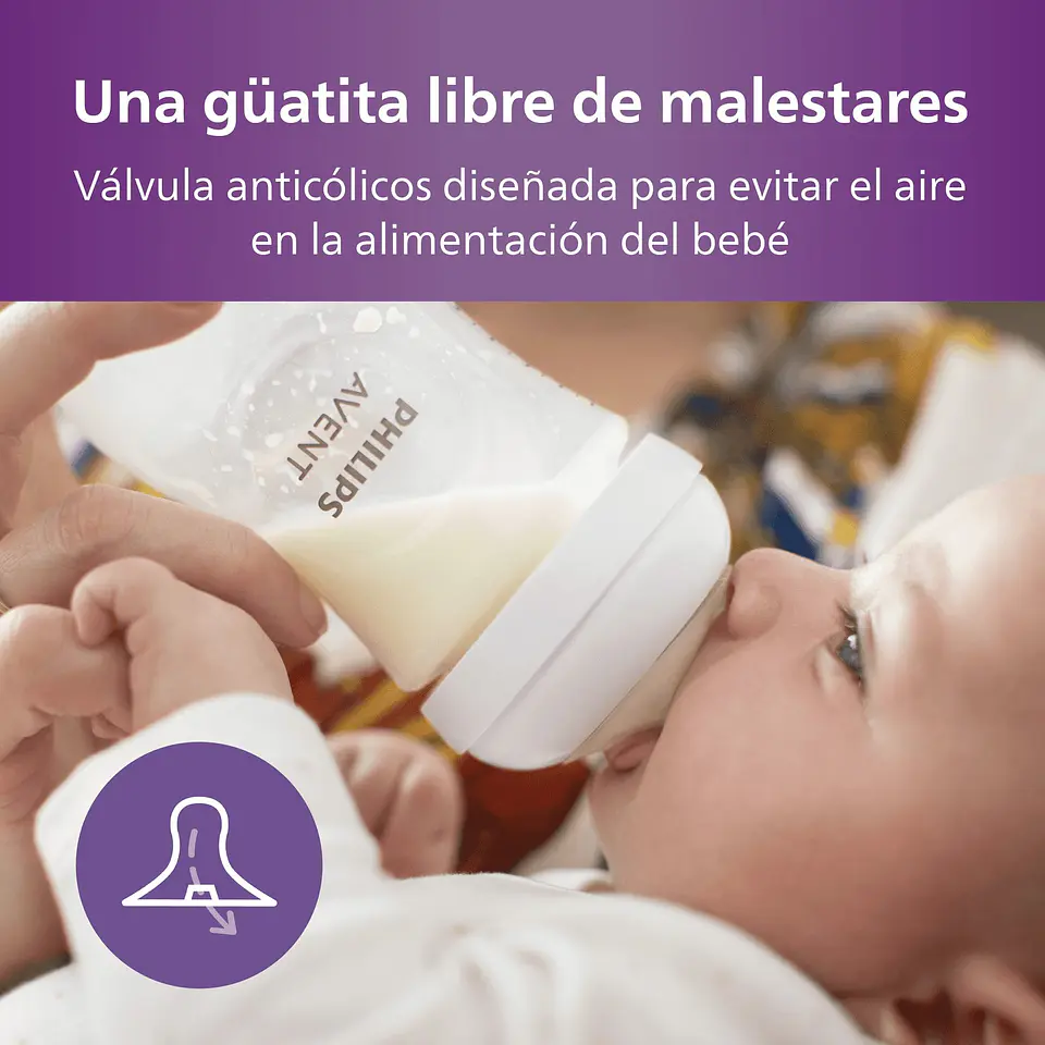 Mamadera Natural Response 260ml Avent SCY903/01 1m+ 4