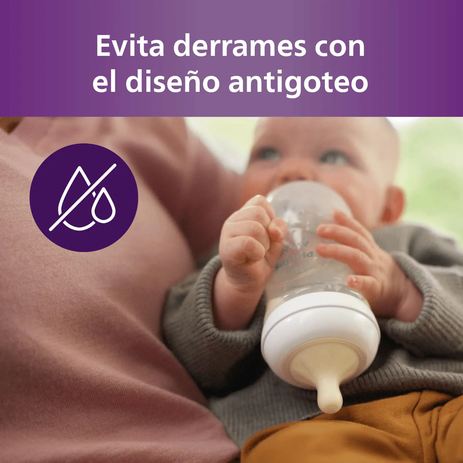 Mamadera Natural Response 260ml Avent SCY903/01 1m+ 5
