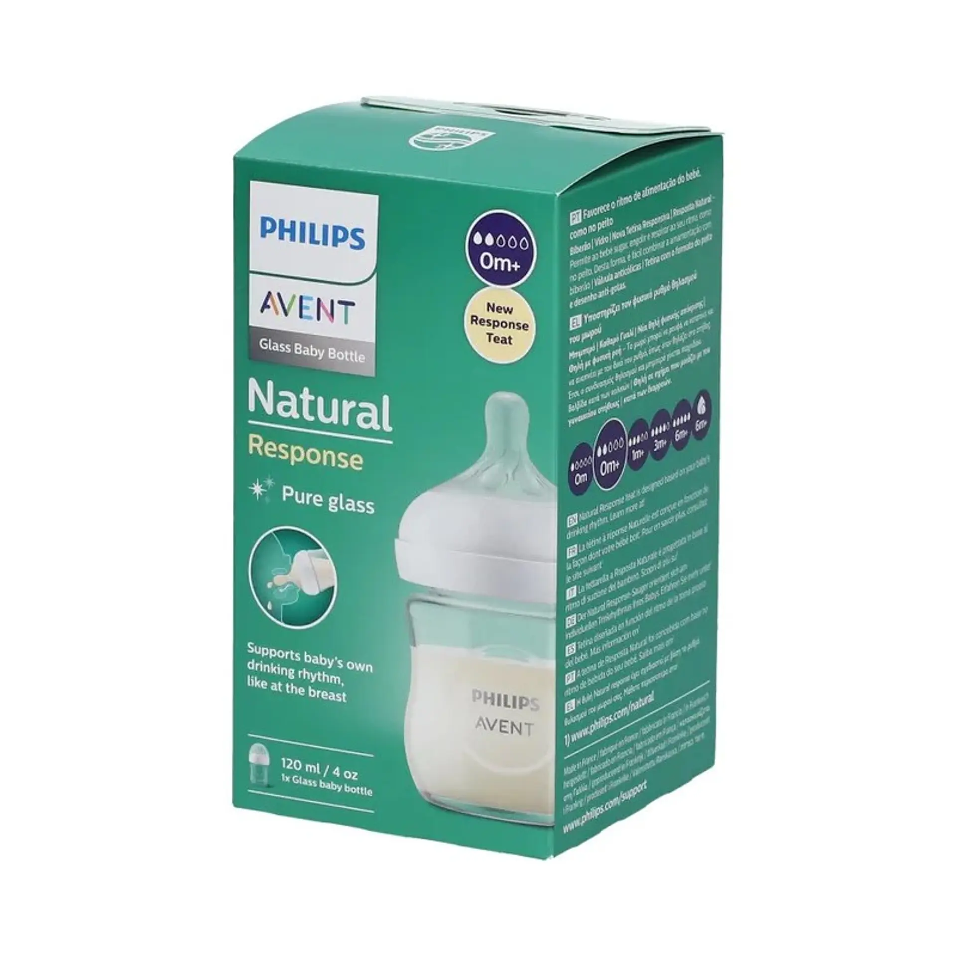 Mamadera Vidrio Natural Avent 2.0 120Ml SCY930/01 8