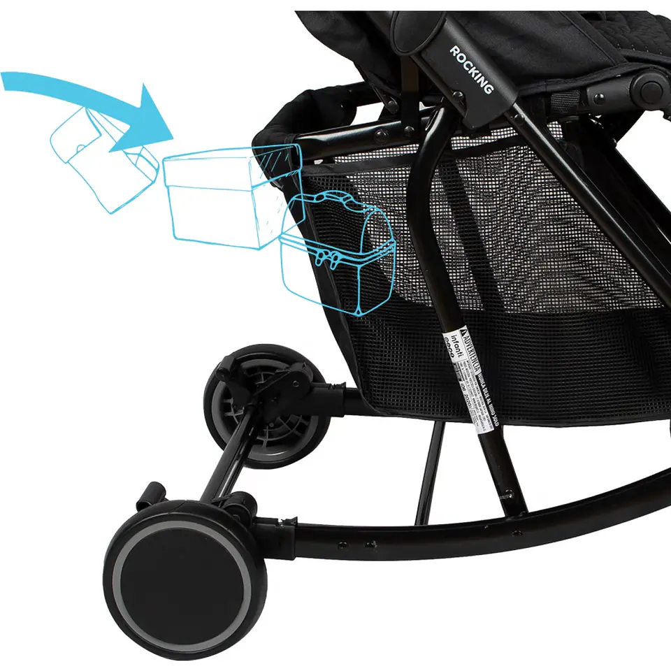 Coche Paseo Rocking Gray Infanti 7