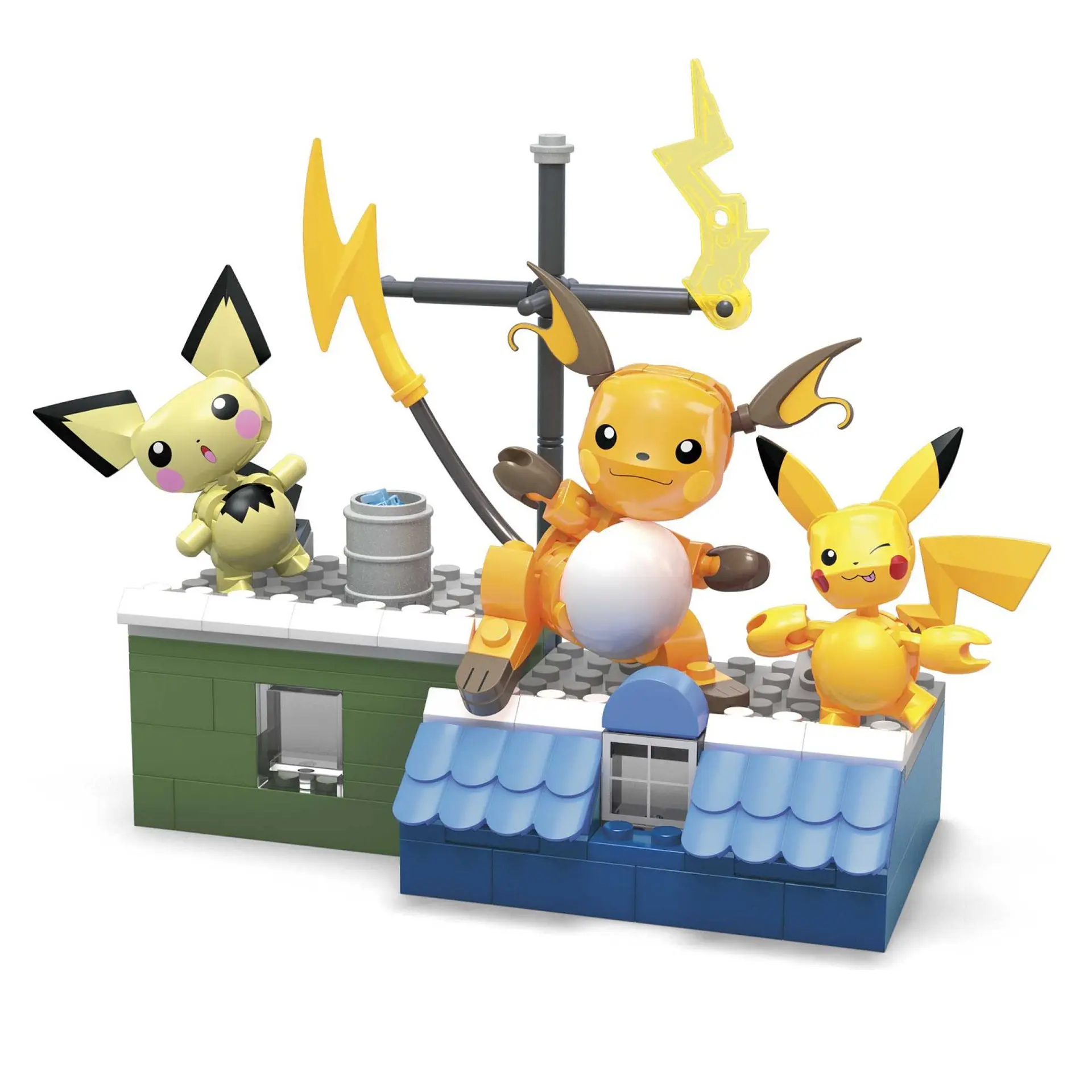 Set Construcción Pokémon Pikachu Evoluciones Mega 159 Pcs 1