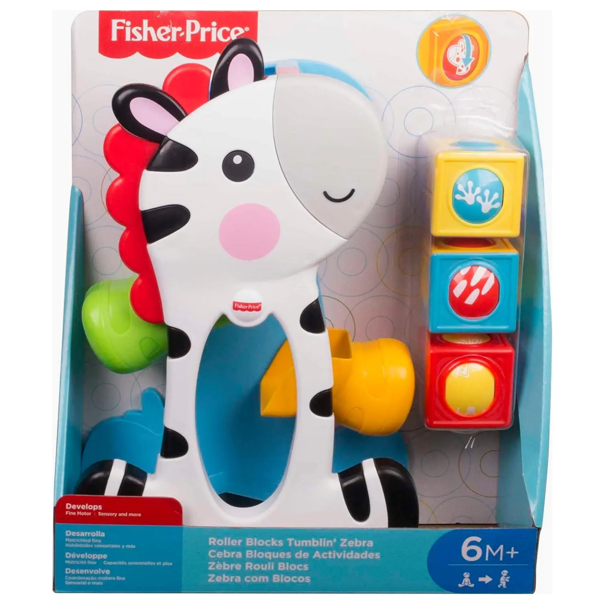 Bloques De Actividades Cebra Fisher Price CGN63 6