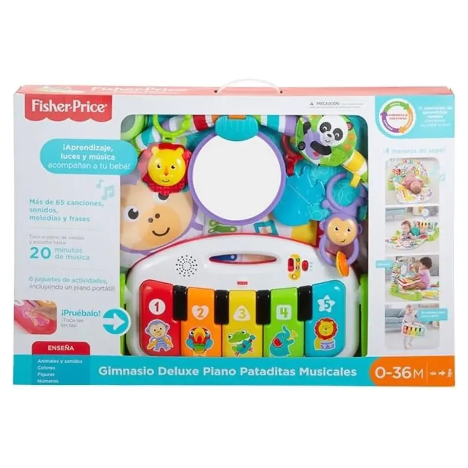 Gimnasio Piano Pataditas Musicales Fisher Price FWT21 2