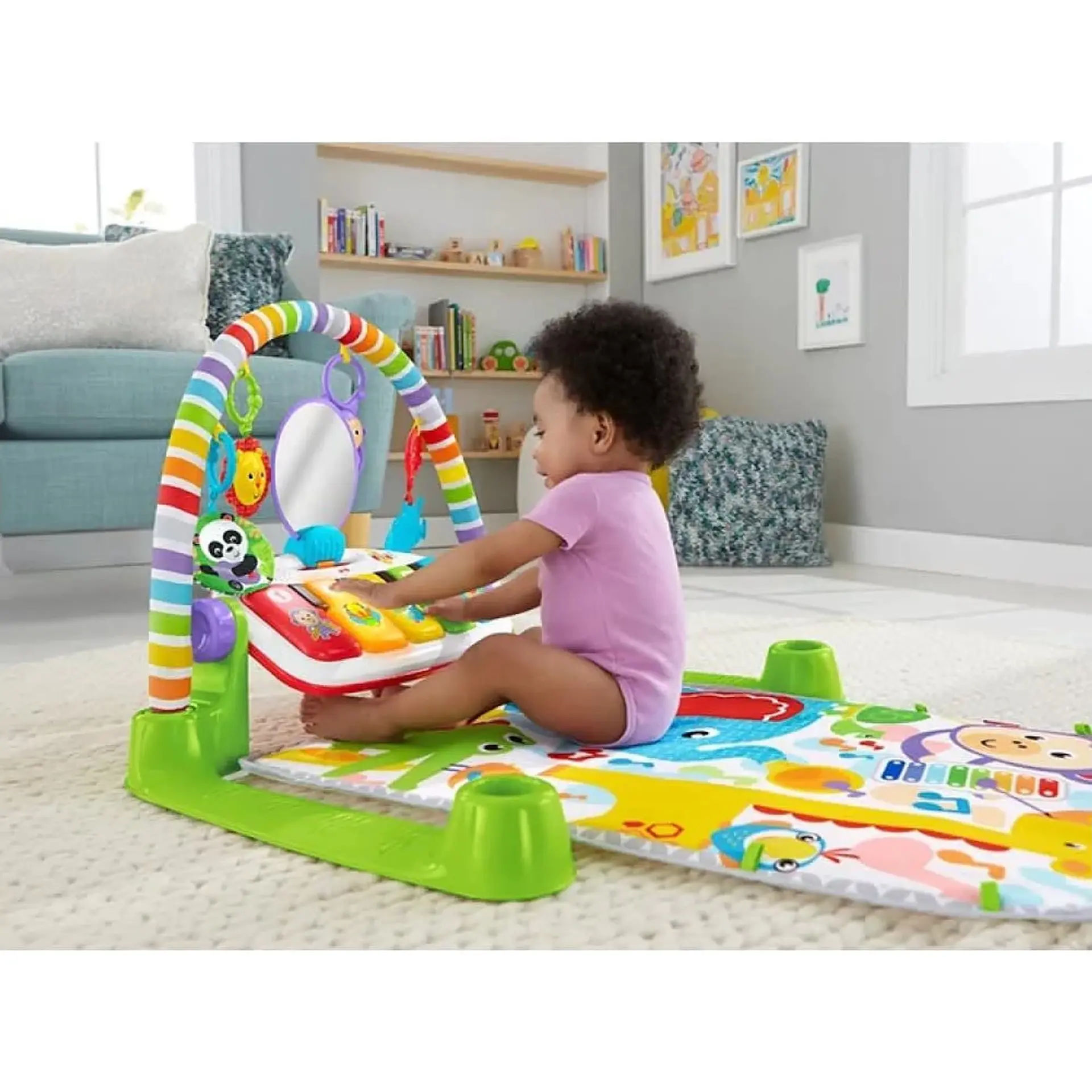 Gimnasio Piano Pataditas Musicales Fisher Price FWT21 3