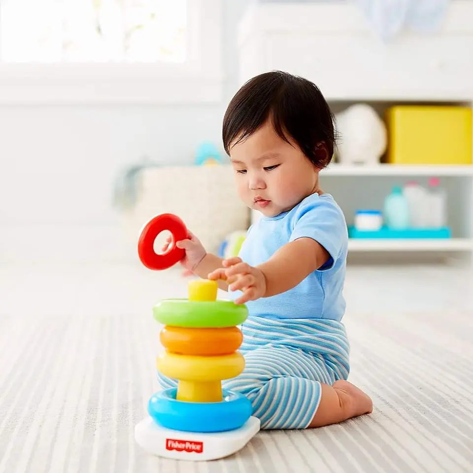 Argollas De Encaje Pirámide Balanceante Fisher Price N8248 5