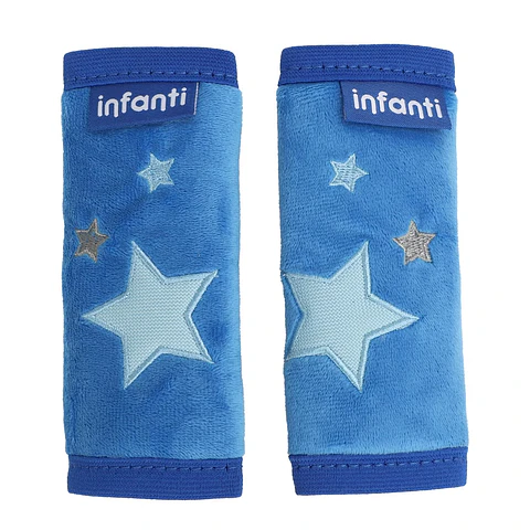 Pack 2 Protector De Cinturón de Seguridad Azul Infanti