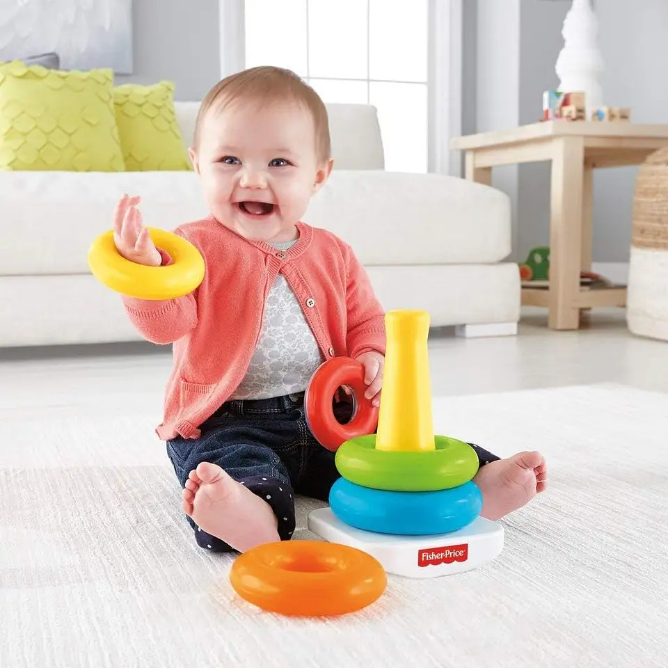 Argollas De Encaje Pirámide Balanceante Fisher Price N8248 7