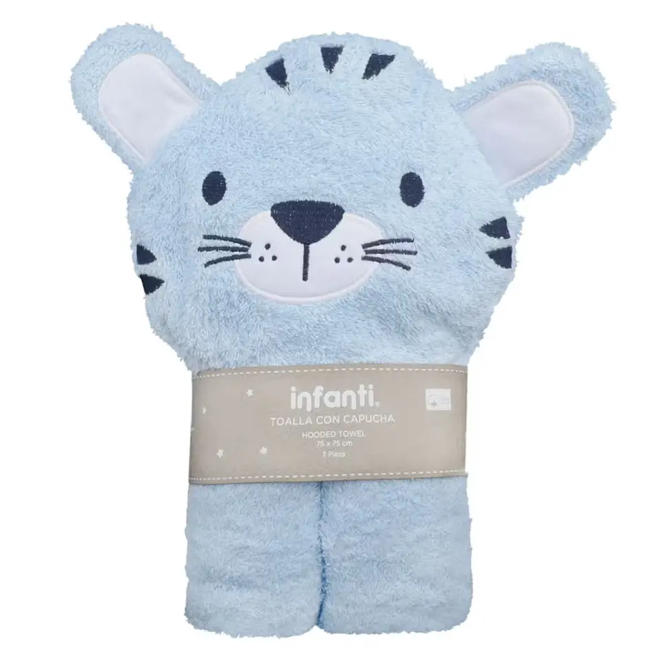 Toalla de Baño Capucha Tigre Infanti 1
