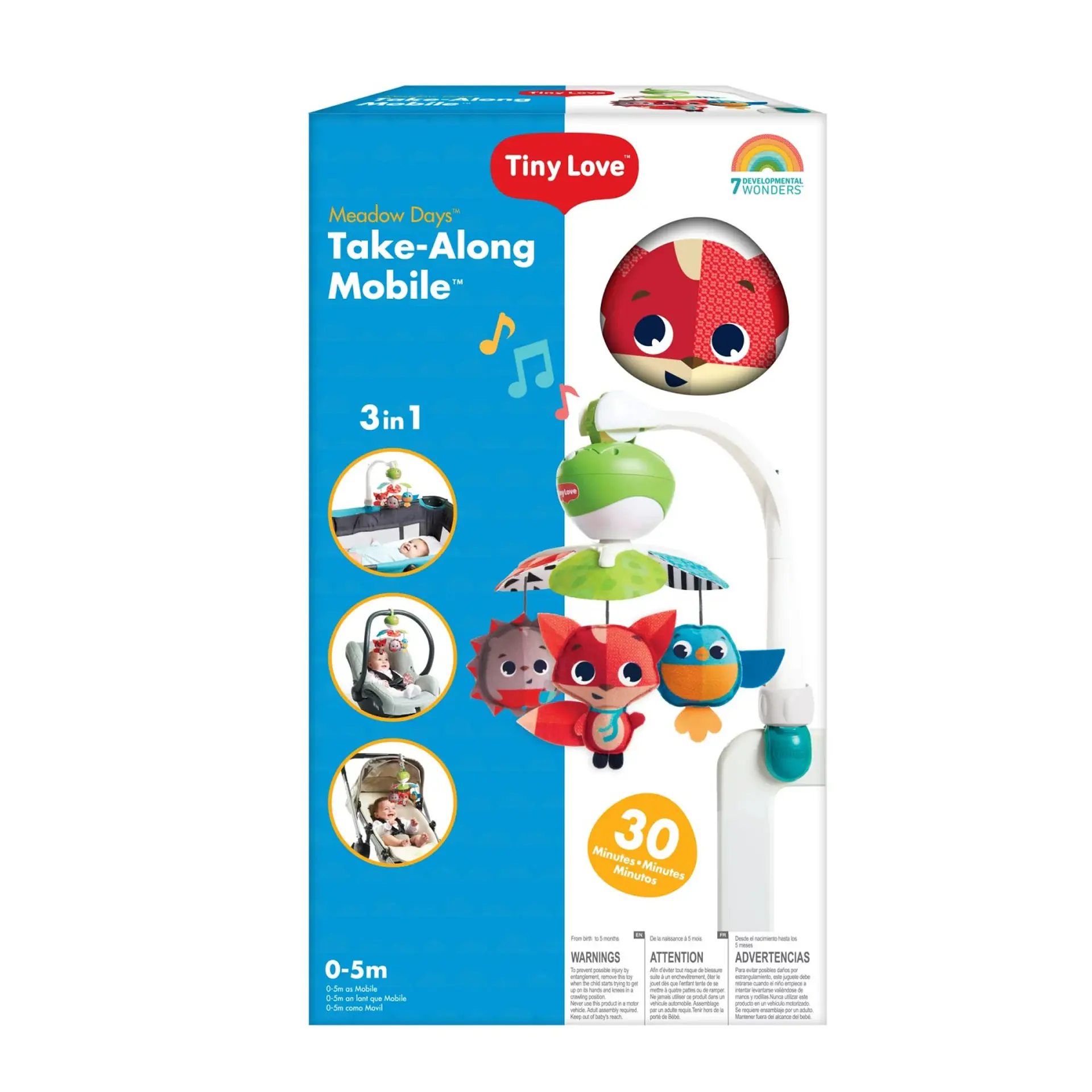 Movil Take Along Medow Days 3 en 1 Tiny Love 6