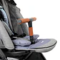 Coche Paseo Zuri 360° Gris Infanti - Miniatura 2