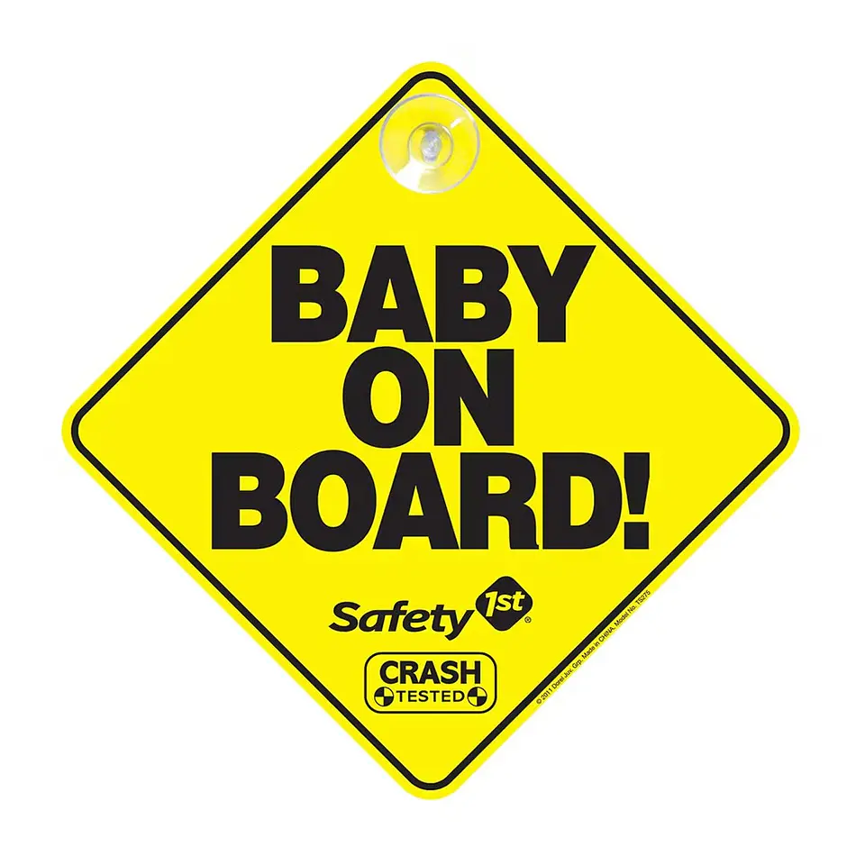 Letrero Baby On Board Safety 1st 1