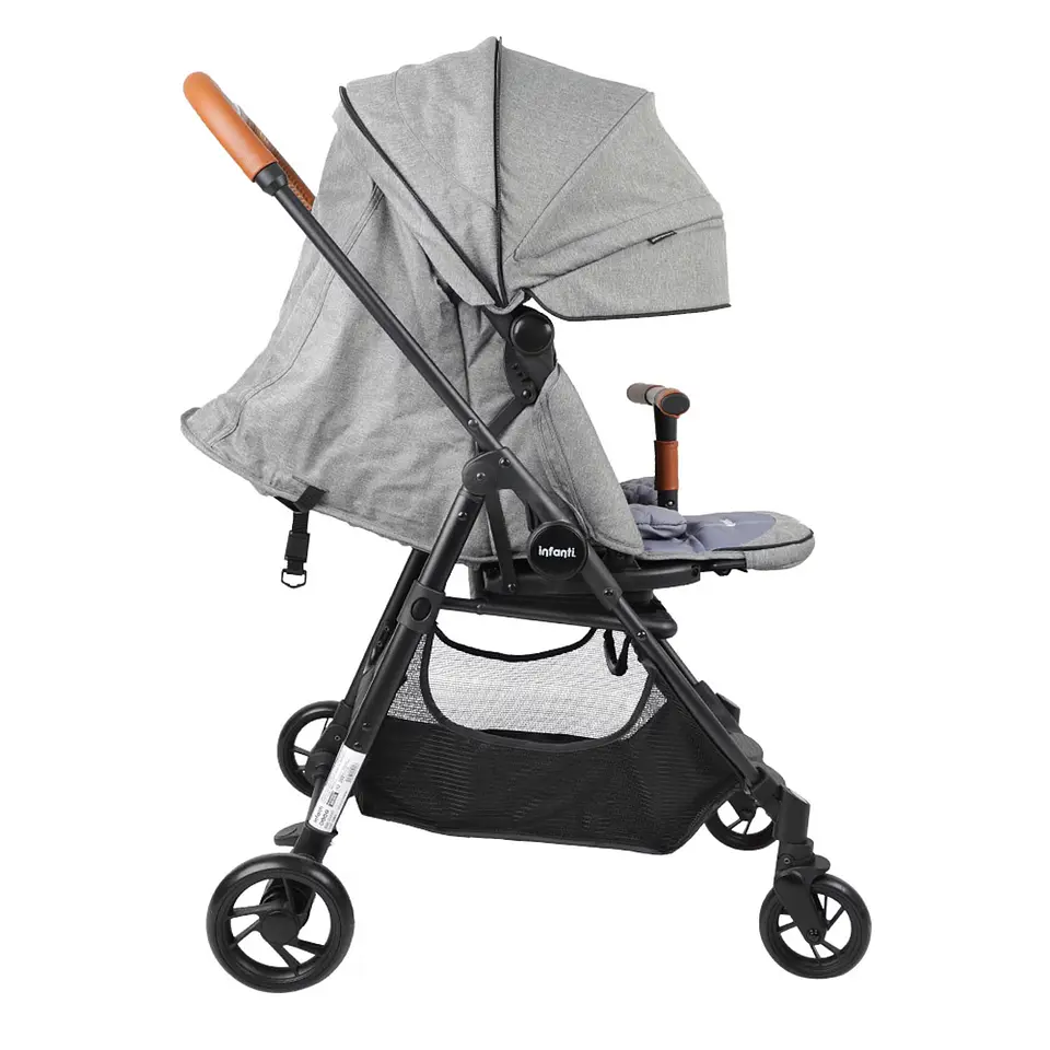 Coche Paseo Zuri 360° Gris Infanti 4