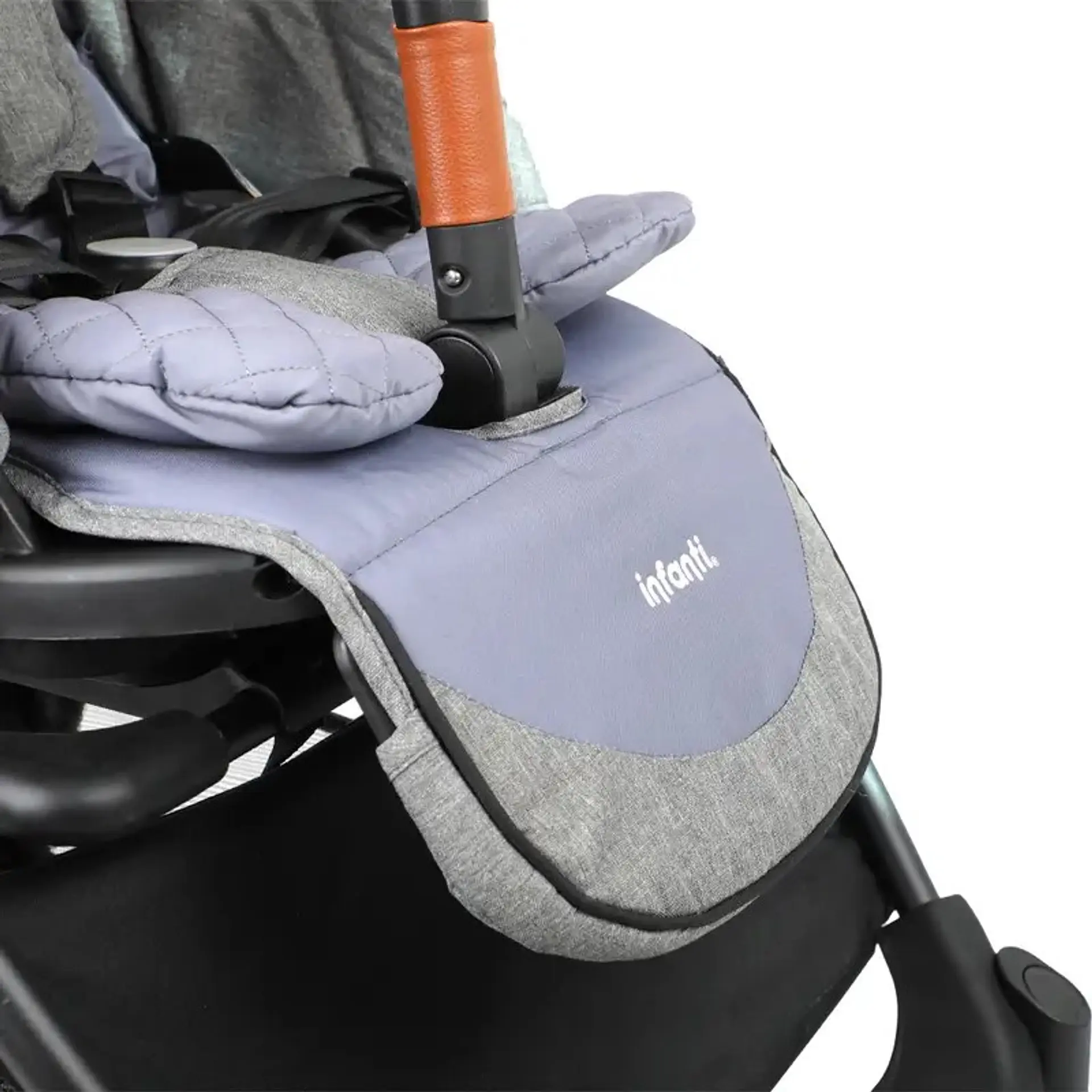 Coche Paseo Zuri 360° Gris Infanti 7