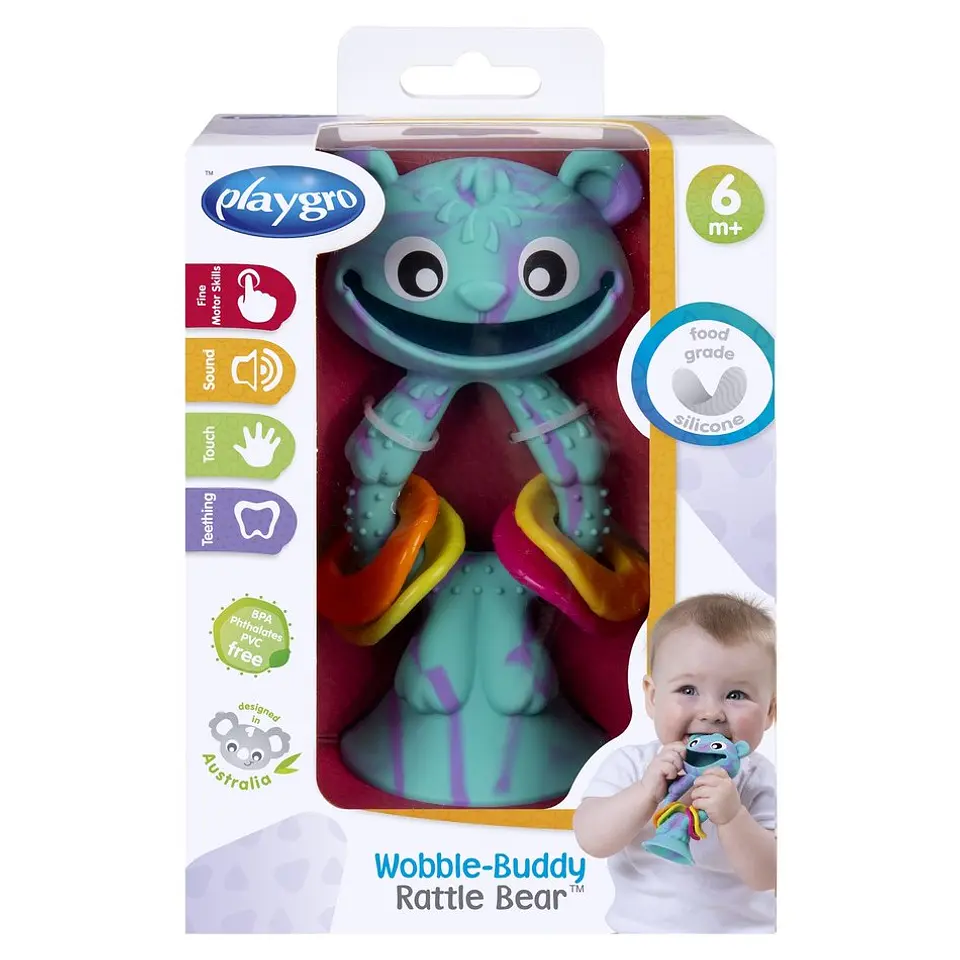 Juguete De Mesa Happy Wobble Bear Playgro 4
