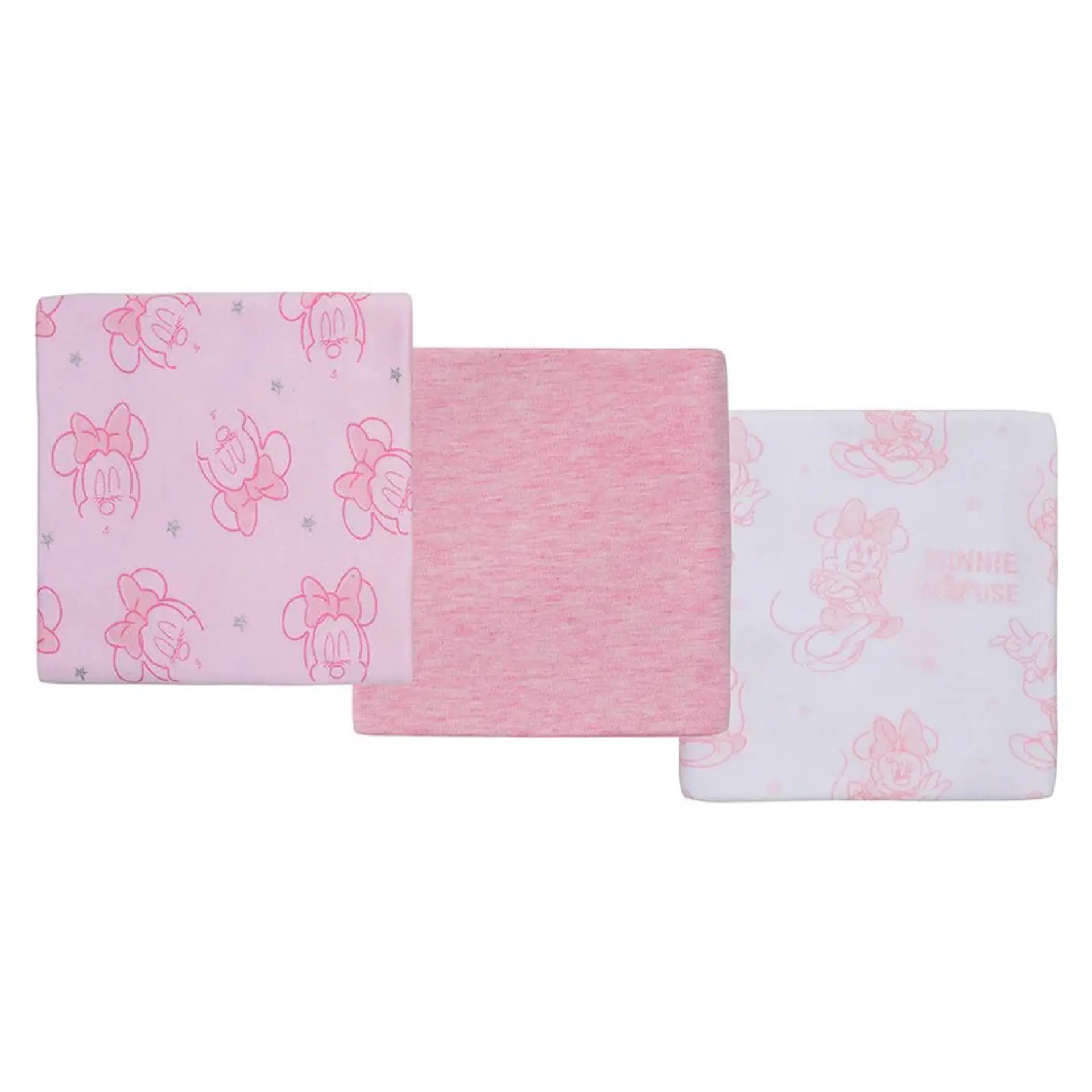Pack 3 Tutos Suavecitos Rosado Minnie 2
