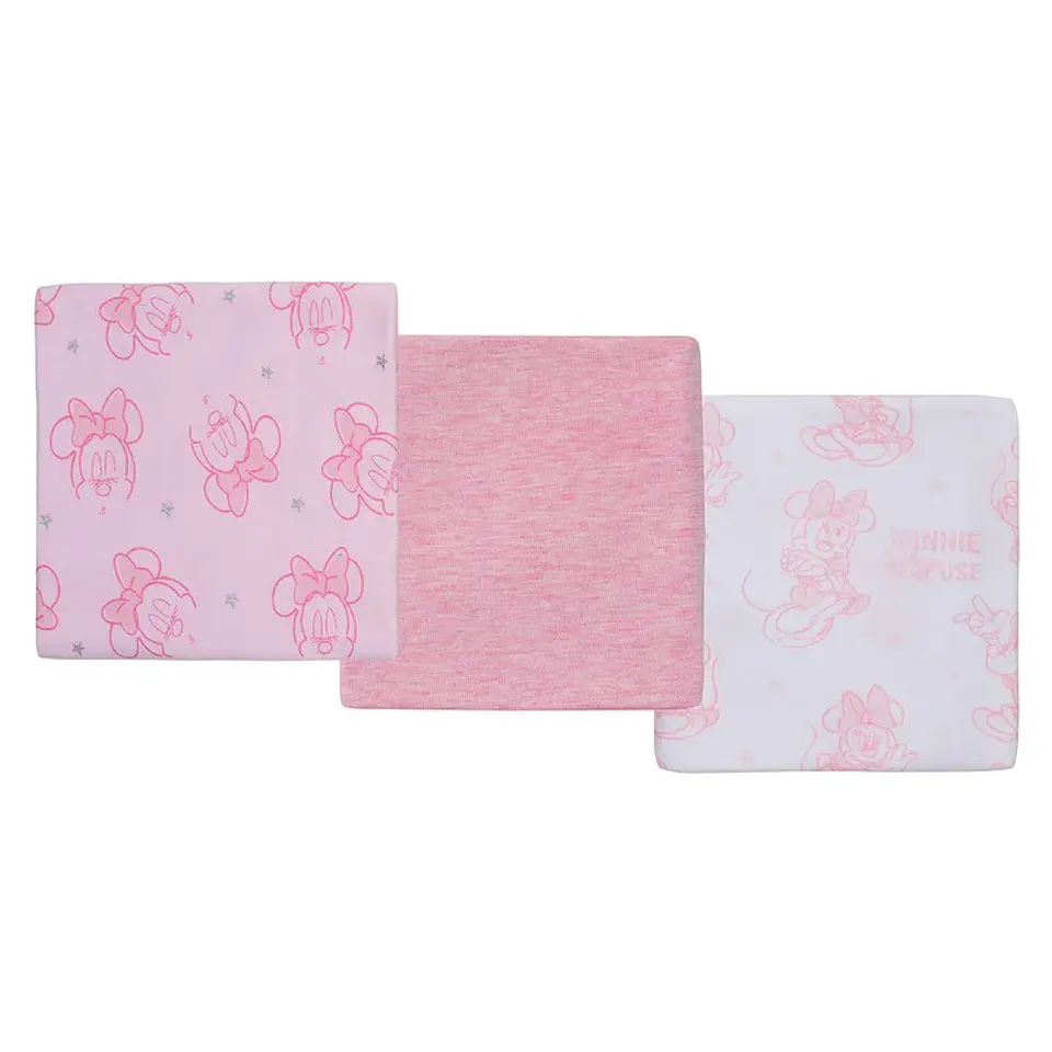 Pack 3 Tutos Suavecitos Rosado Minnie 2