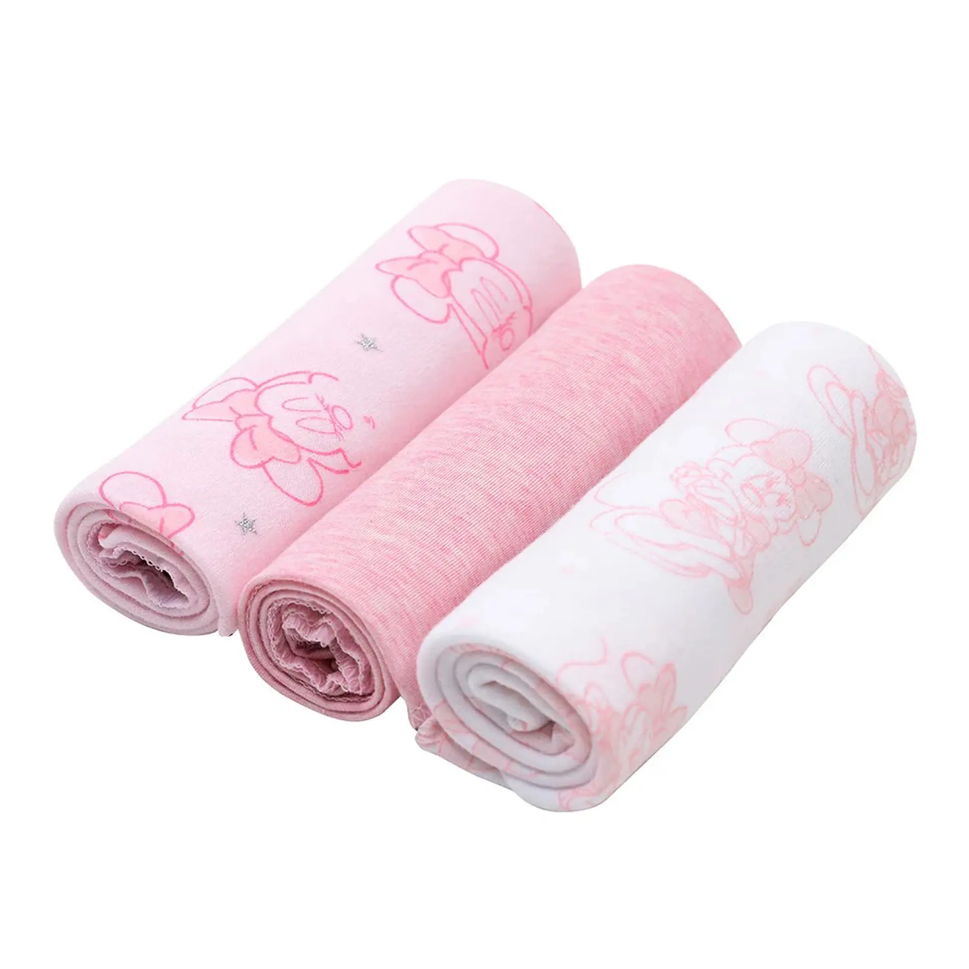 Pack 3 Tutos Suavecitos Rosado Minnie 3