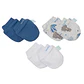 Pack 3 Mitones Para Bebe Bambino Azul - Miniatura 2