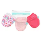 Pack 3 Mitones Para Bebe Bambino Rosado - Miniatura 3