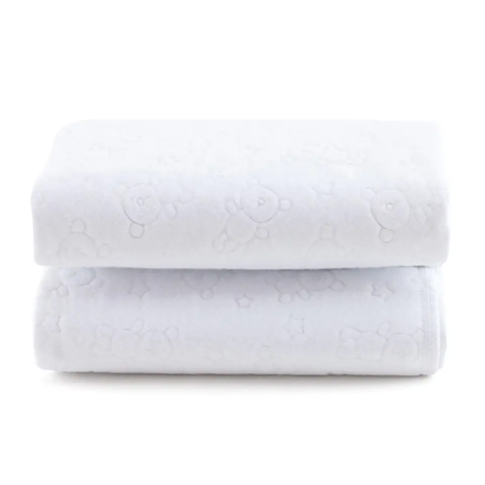 Pack 2 Piezas Mudadores Bambino Lisos Blancos 2