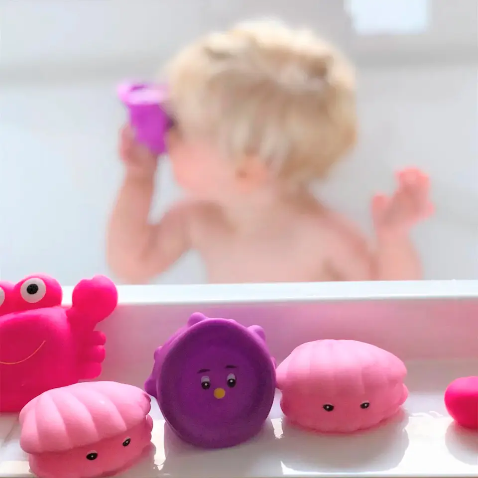 Juguete De Baño Playgro Floating Sea Friends 5