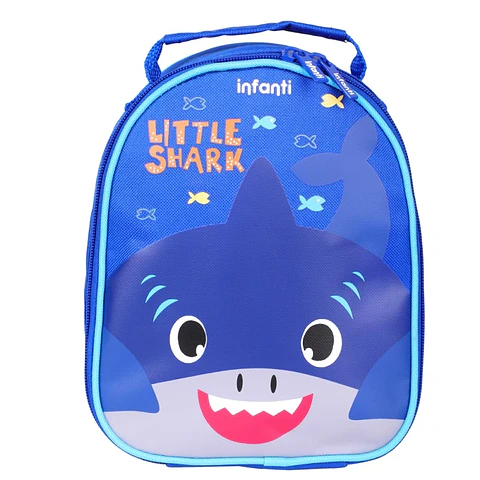 Lonchera Infanti Modelo Tiburón Bts23 Azul