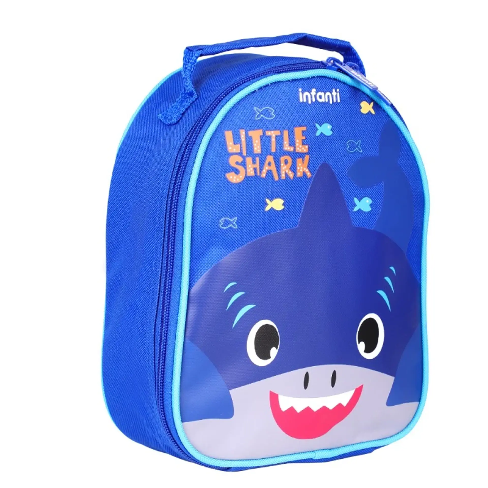 Lonchera Infanti Modelo Tiburón Bts23 Azul 2