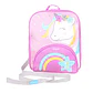 Mochila Infanti Modelo Unicornio Bts23 Rosado - Miniatura 1