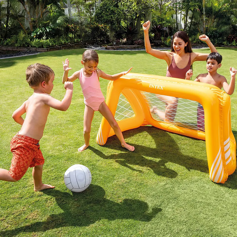 Juego Arco Portería para Piscina o Patio Inflable Intex 2
