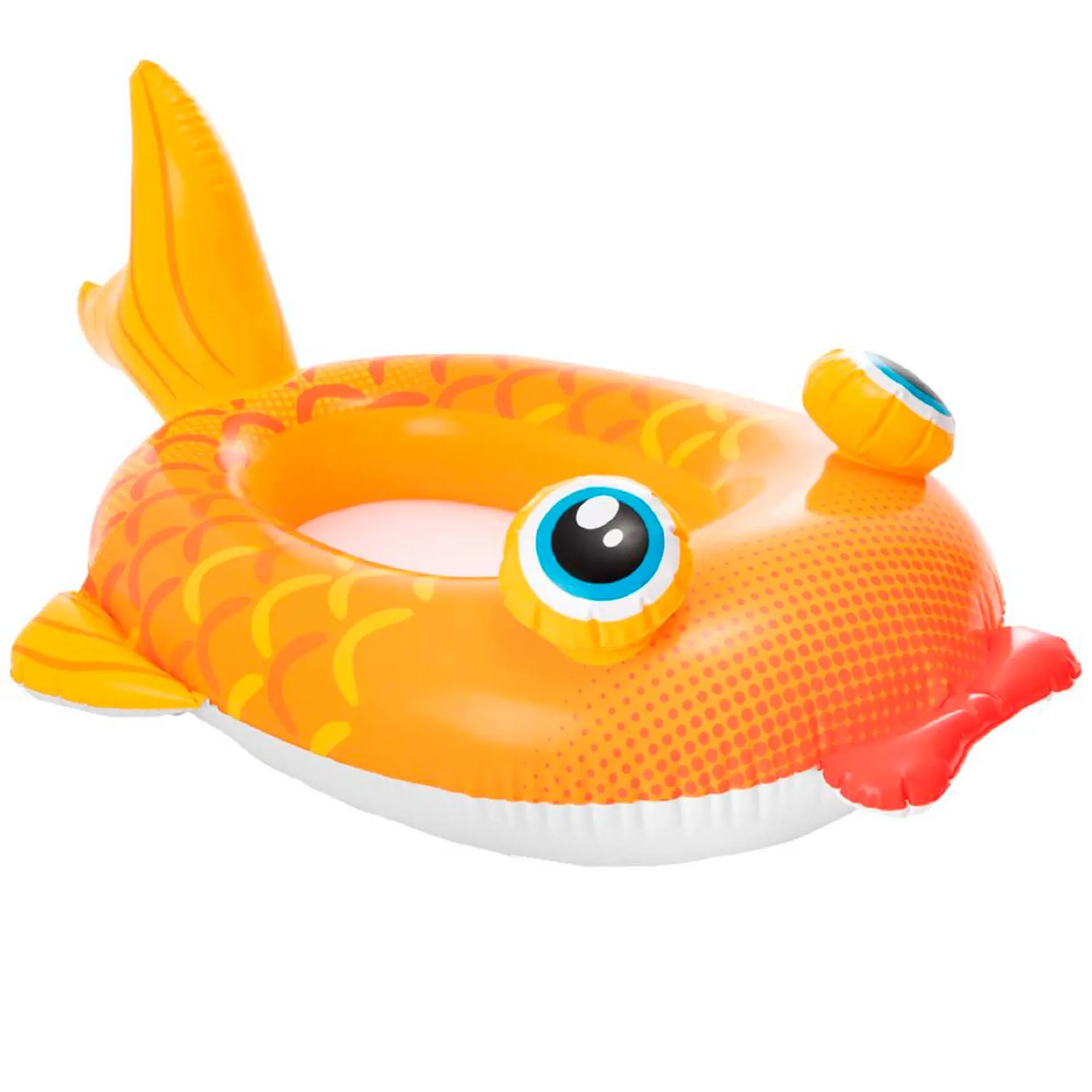 Mini Bote Niños Inflable Intex Pez Naranjo 1