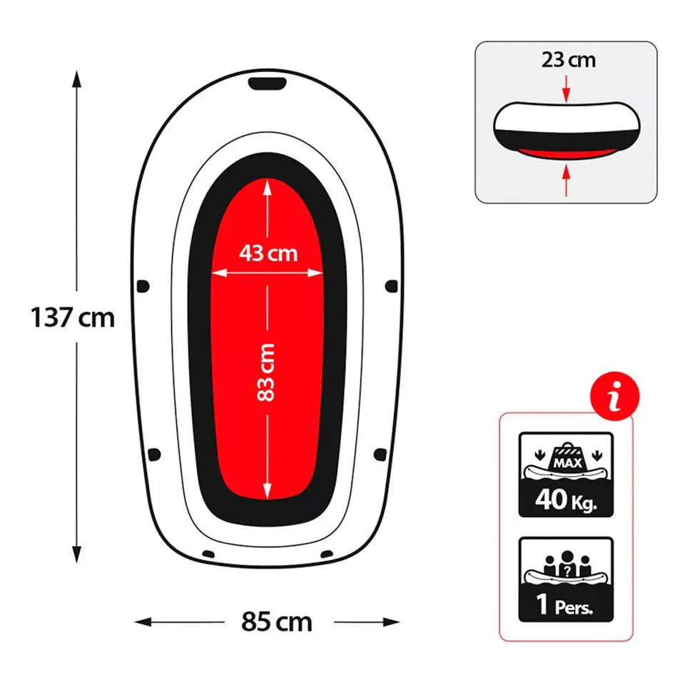 Bote Inflable Intex Explorer Pro 50 137x85x23 Cm 4