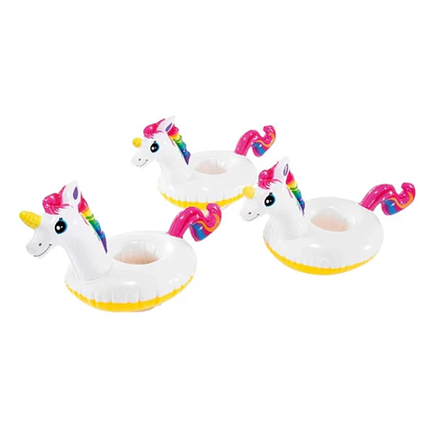Pack 3 Posavasos Para Piscina Unicornio Intex 20x38 Cm