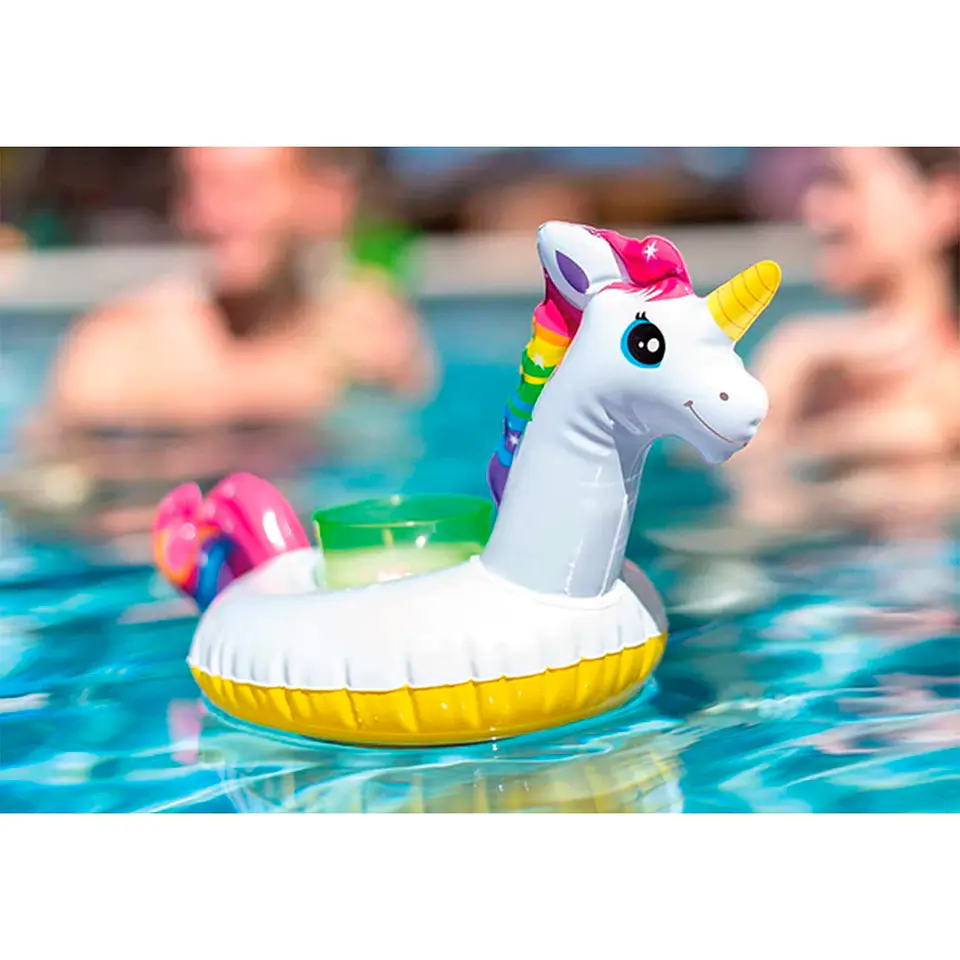 Pack 3 Posavasos Para Piscina Unicornio Intex 20x38 Cm 3